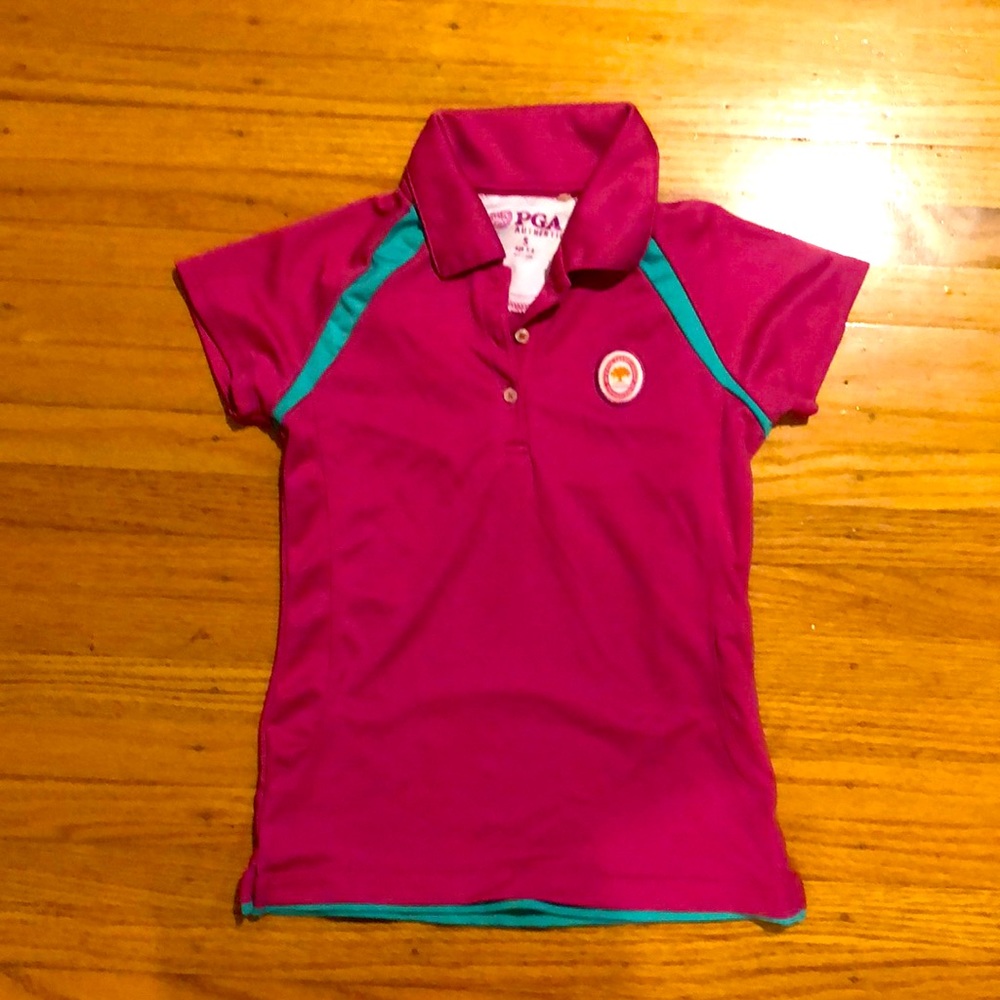 Girls PGA golf shirt